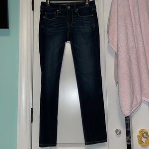 American Eagle Outfitters size 6 Short, women skinny jeans dark wash